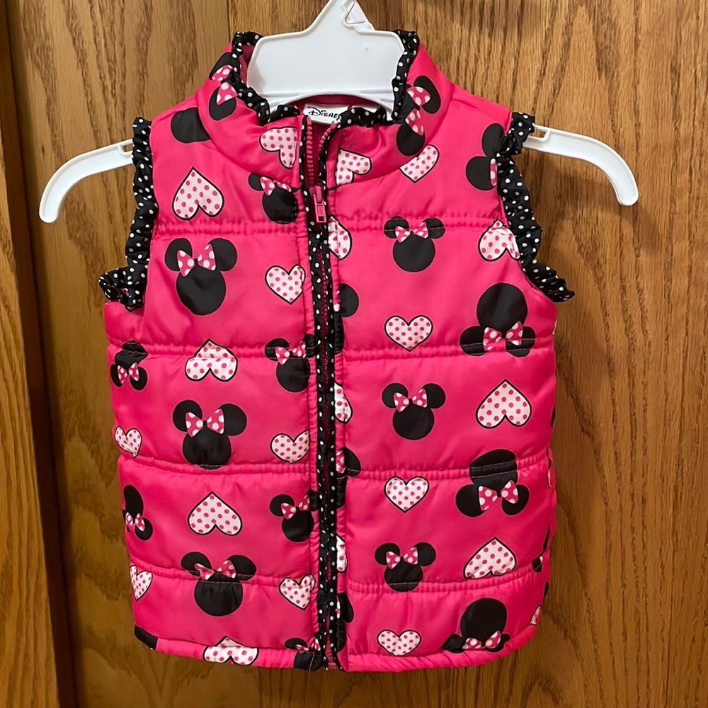 Disney Minnie mouse vest ,It is a size 4T/5T
